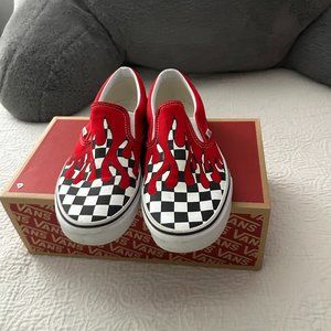 VANS Blood Red Drip on Checker